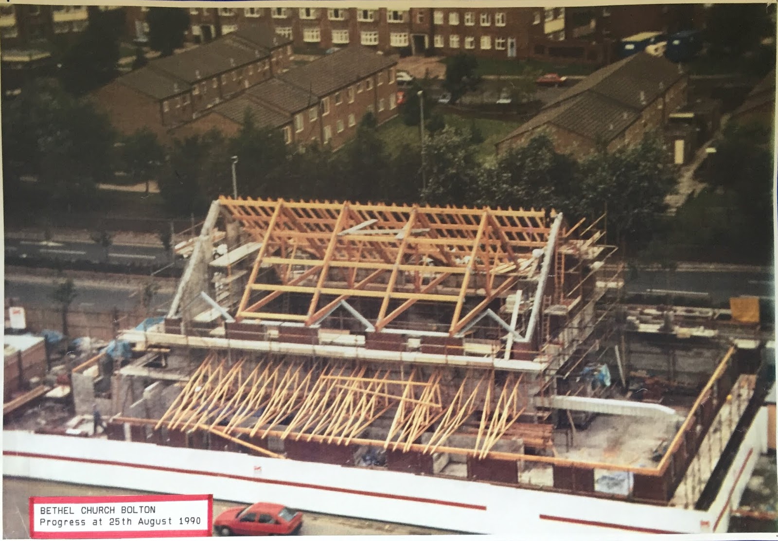 Bethel being rebuilt in 1990